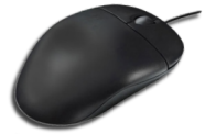 A typical computer mouse